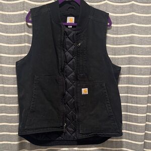 Carhartt Black Quilted Men's Vest